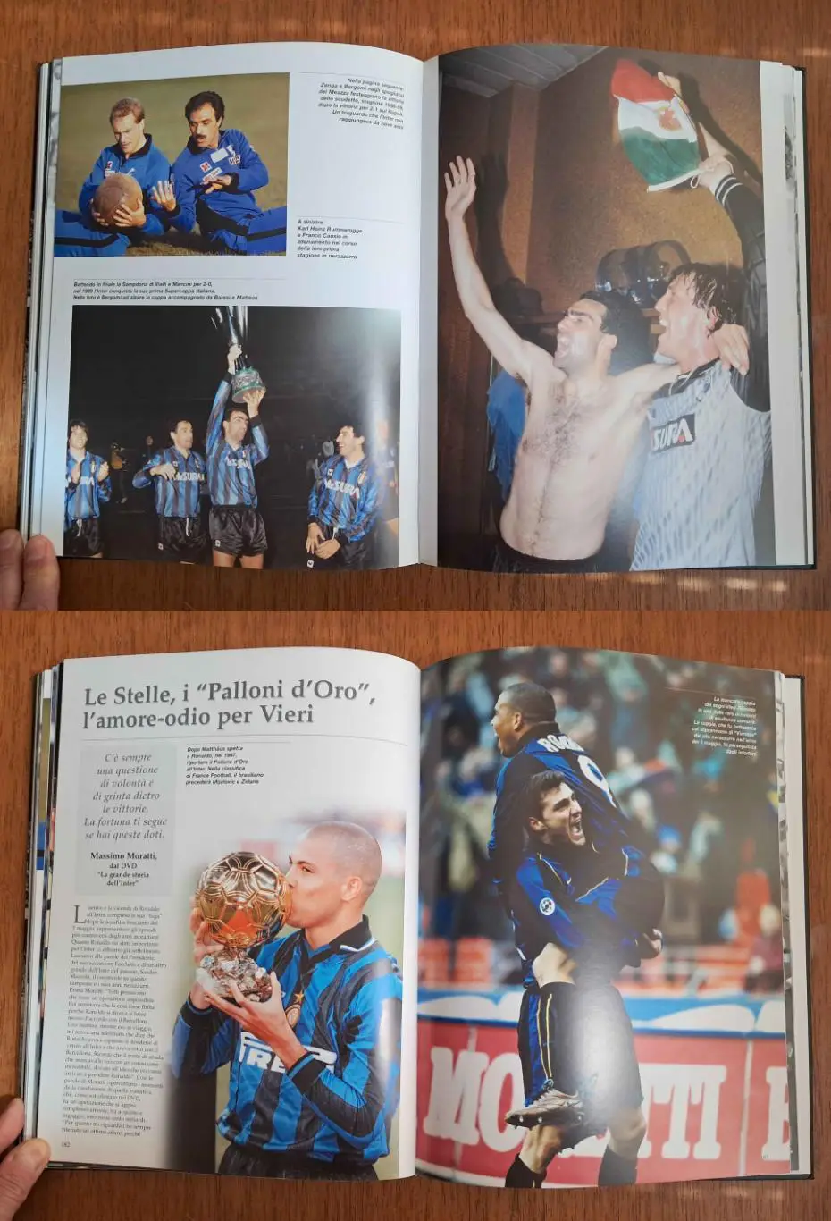 Футбол. Иллюстрированная история Интера (Италия). Фотоальбом (итал. язык) 3