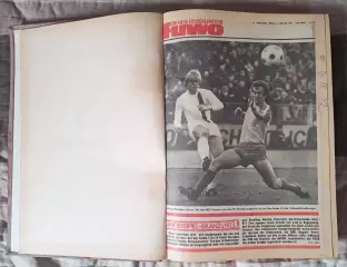 Еженедельник Di neue Fussball Woche (ГДР). 1978. Полный комплект в переплете