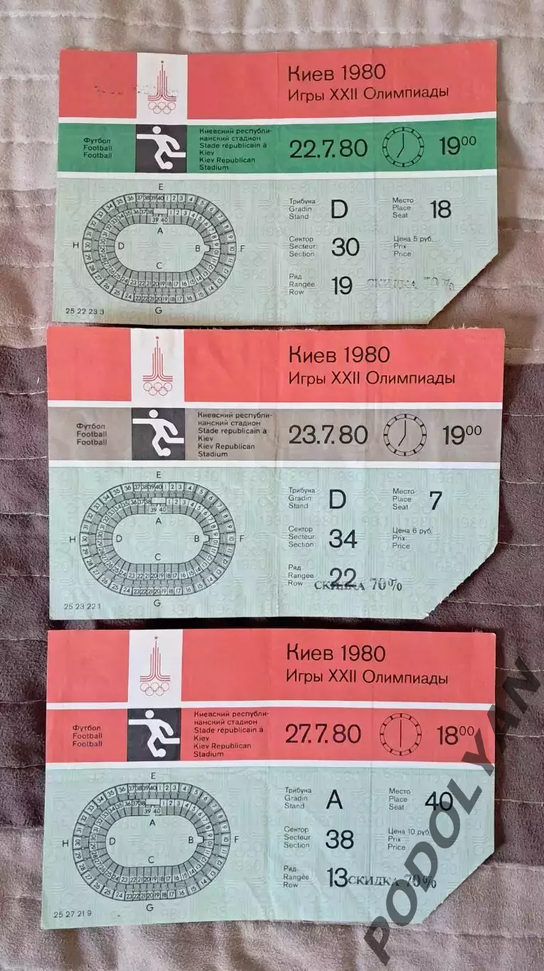 Футбол. Олимпиада 1980. Киев. Матчи киевской группы (ГДР,Ирак,Алжир,Финляндия)