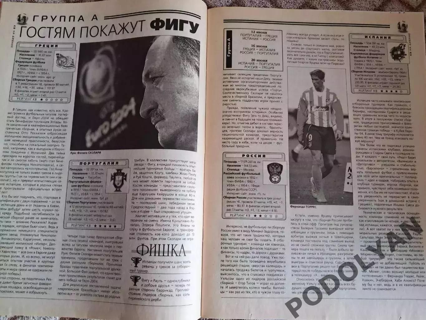 «Киевские Ведомости» (Украина). Спецвыпуск Евро 2004. БОЛЬШОЙ ПОСТЕР! 3