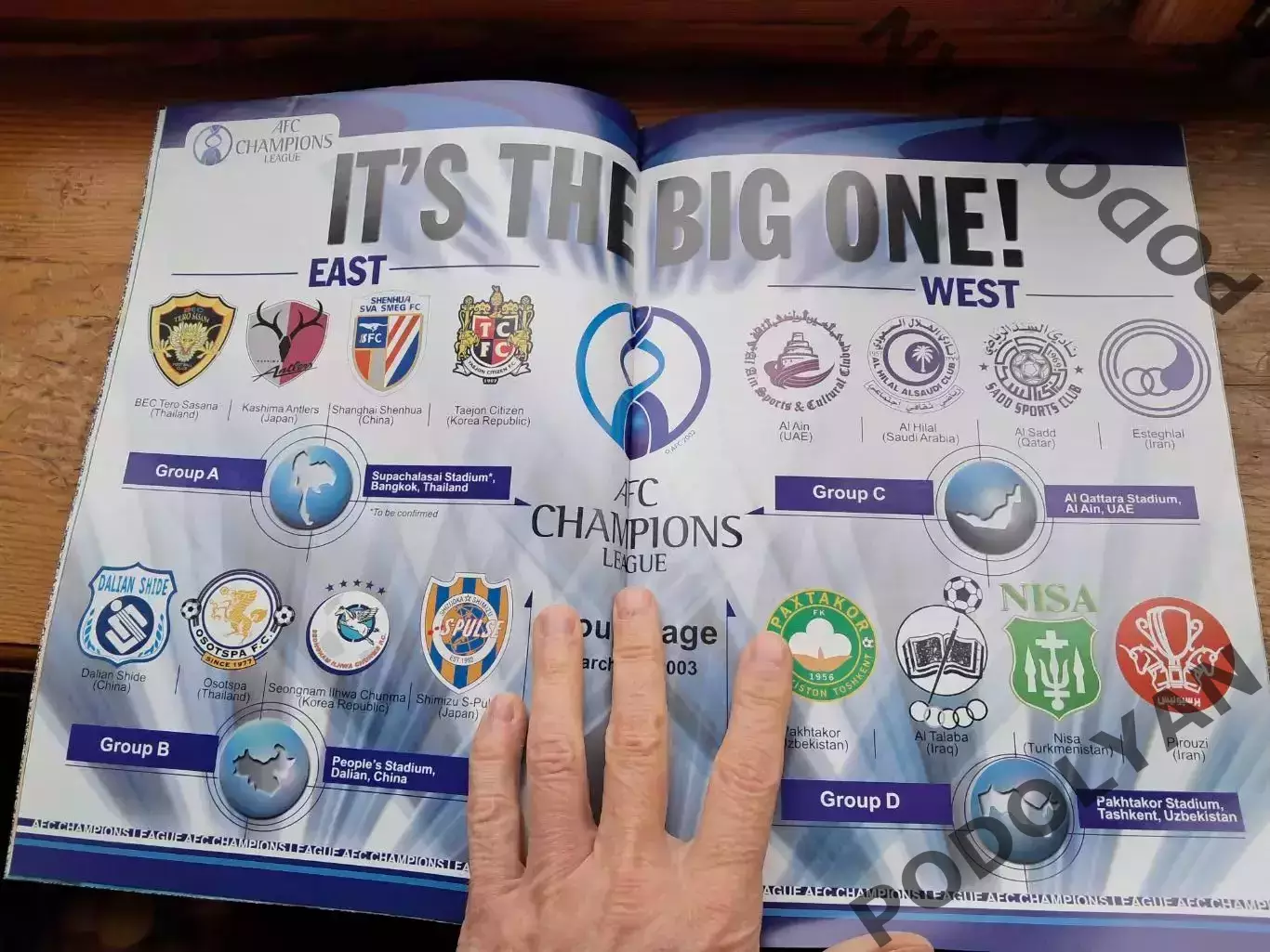 Футбол. Азия. Журнал Football Asia. Март 2003 1