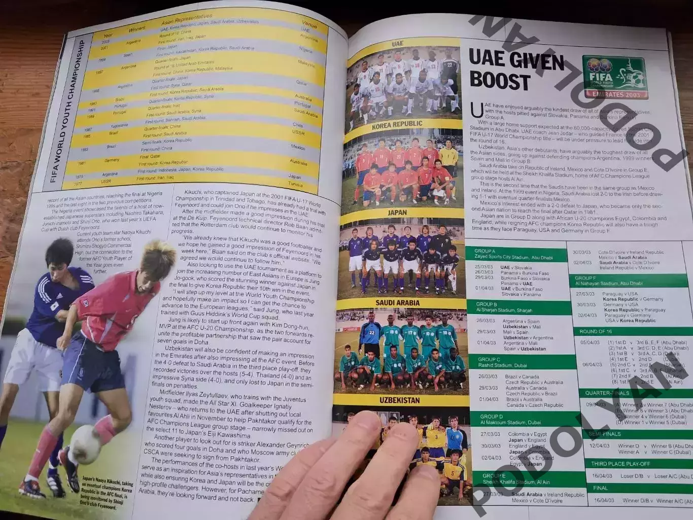 Футбол. Азия. Журнал Football Asia. Март 2003 4