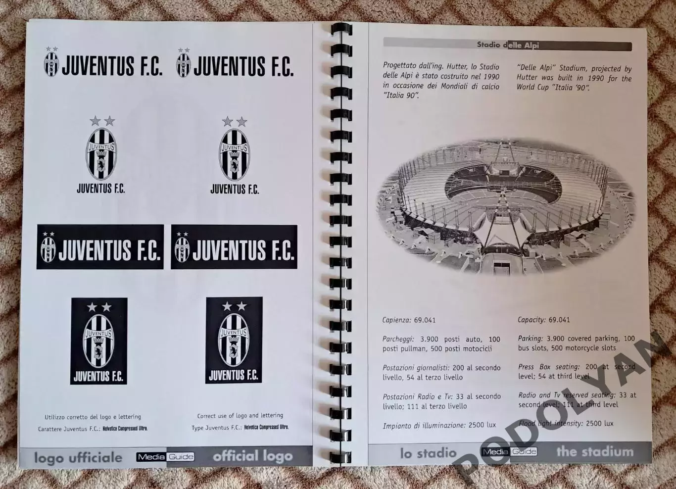 Футбол. Ювентус Турин - Динамо Киев. Сезон-1997/98. Буклет для прессы. 3