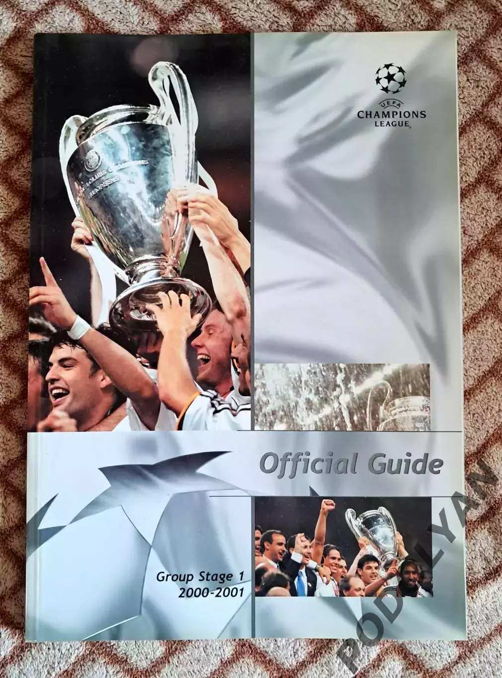 Футбол. Официальный буклет УЕФА для ЛЧ на сезон-2000/01 (1-й этап). Динамо Киев