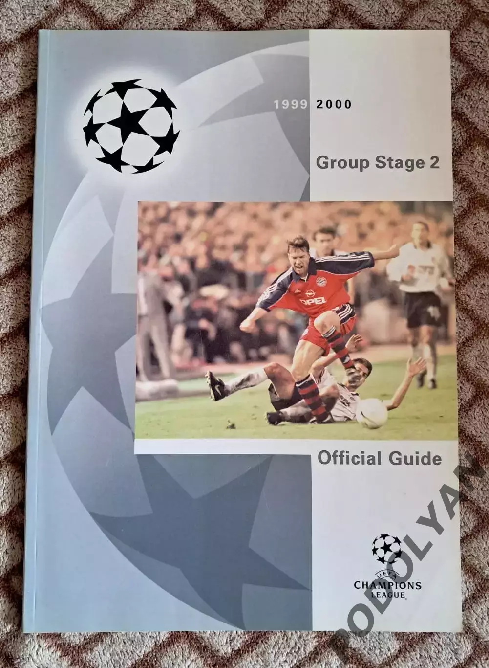 Футбол. Официальный буклет УЕФА для ЛЧ. Сезон-1999/2000 (2-й этап). Динамо Киев