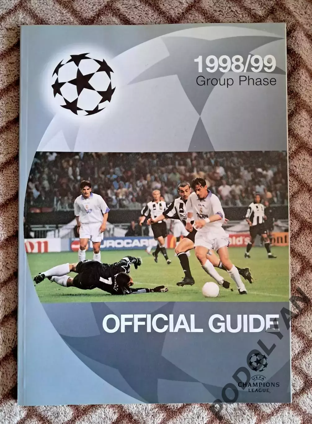 Футбол. Официальный буклет УЕФА для ЛЧ. Сезон-1998/99 (группы). Динамо Киев