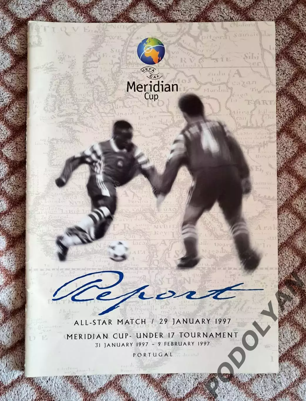 Футбол. Meridian Cup 1997. Официальная программа совместного турнира УЕФА и КАФ