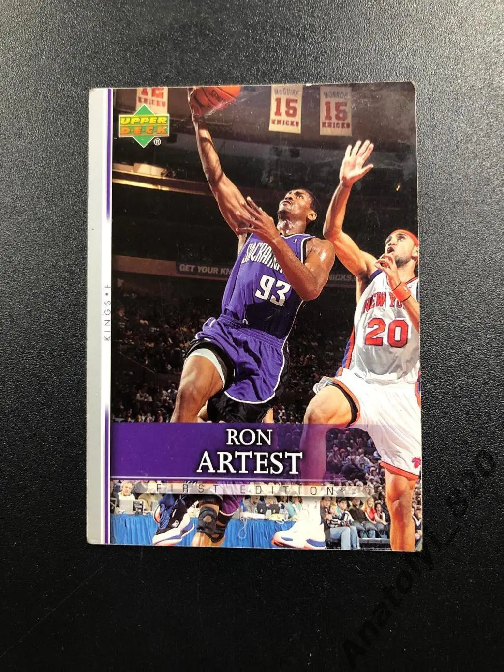 Баскетбол карточка Ron Artest Sacramento Kings