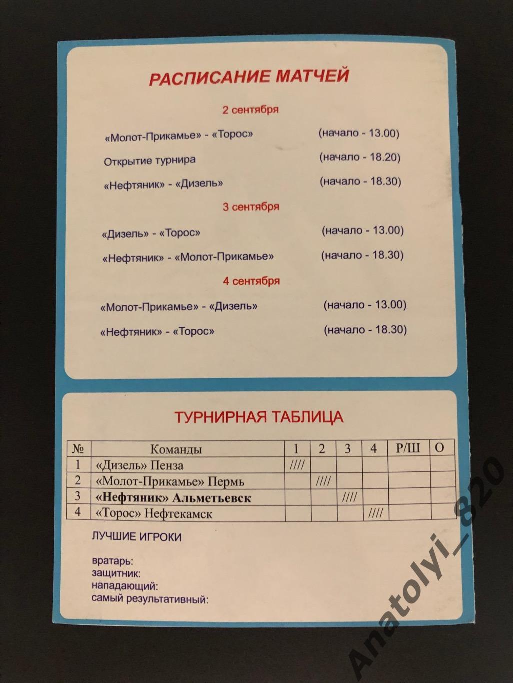 Хоккейный турнир г. Альметьевск 2014 год. Участники: Пенза, Пермь, Нефтекамск 1