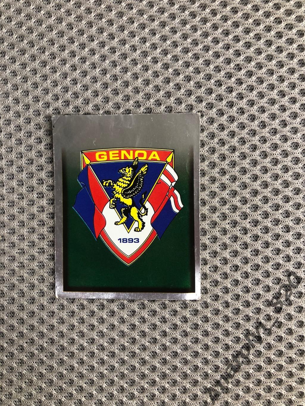 Наклейка ФК Дженоа Генуя 1998 год