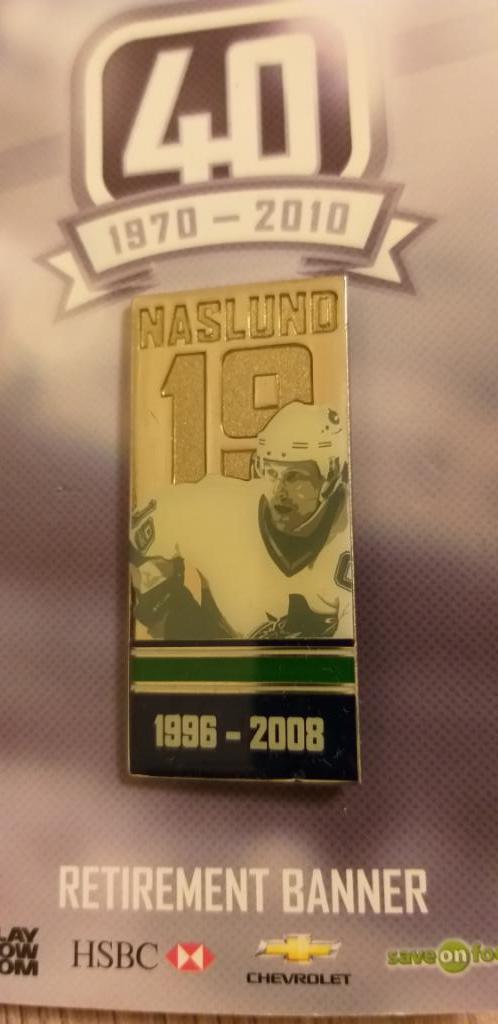 NHL Vancouver Canucks, Markus NASLUND #19 2
