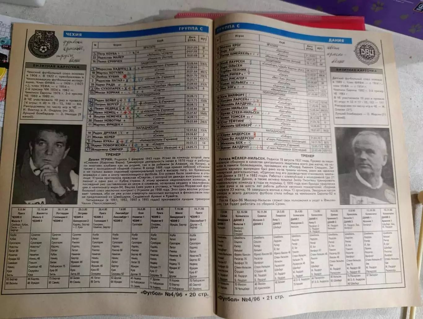 Еженедельник Футбол Украинское издание №4 (1877) 1996 год 4