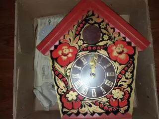 Часы с кукушкой механические СССР с маятником 1986год