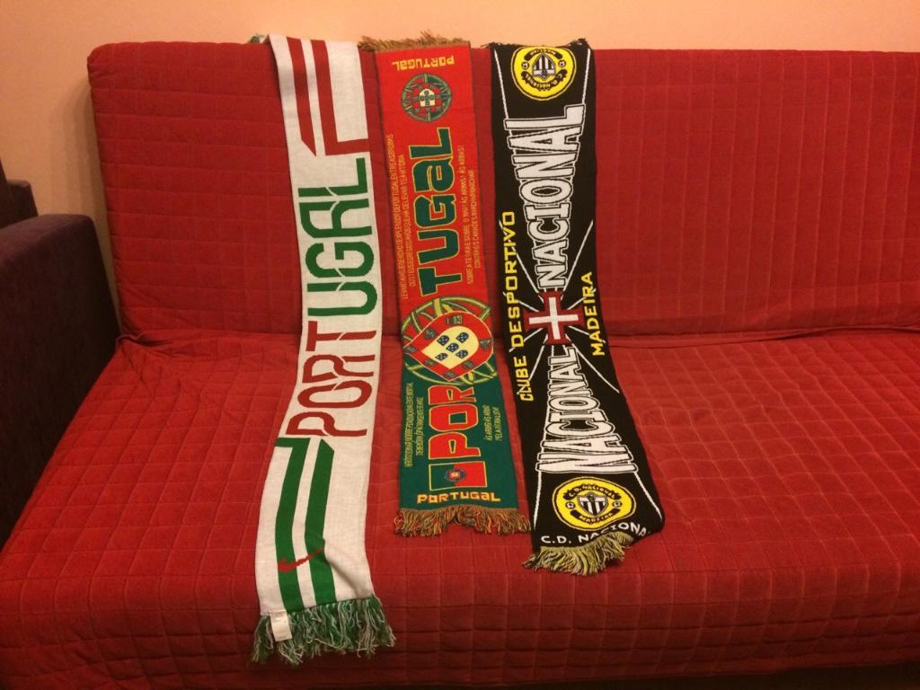 Футбольные шарфы команд Испании и Португалии 1