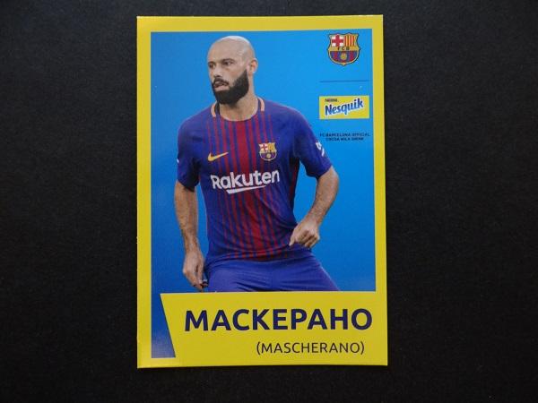 Nesquik Карточки с футболистами Барселоны - Маскерано Mascherano