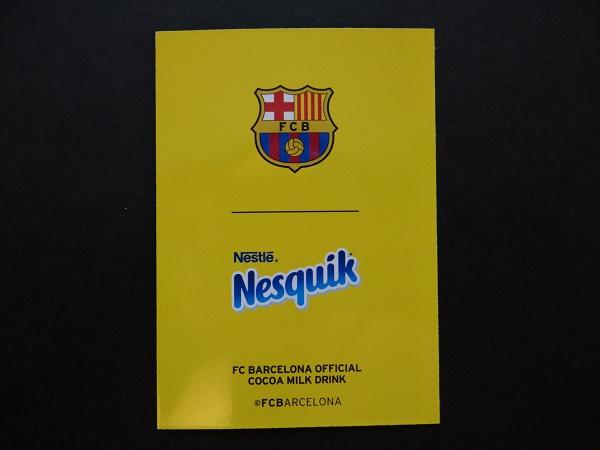 Nesquik Карточки с футболистами Барселоны - С.Роберто S.Roberto 1