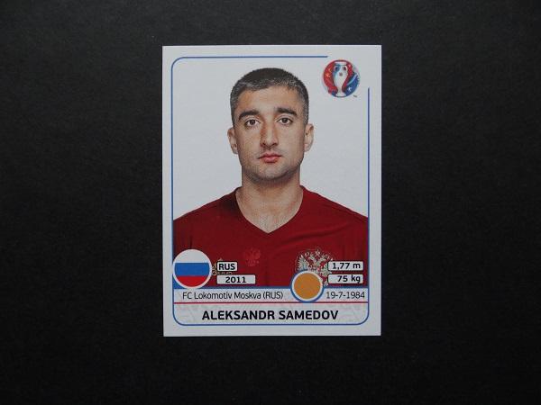 PANINI UEFA EURO 2016 №172 - Aleksandr Samedov - Россия - Александр Самедов (2)
