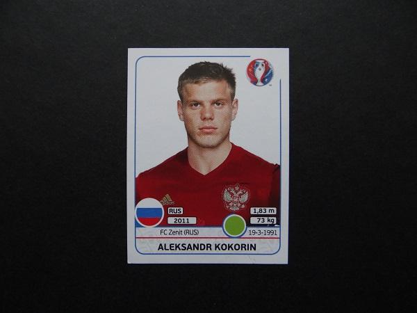 PANINI UEFA EURO 2016 №177 - Aleksandr Kokorin - Россия - Александр Кокорин (2)