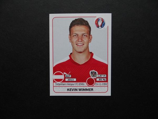 PANINI UEFA EURO 2016 №635 - Kevin Wimmer - Австрия (2)