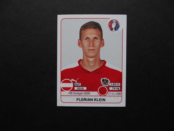 PANINI UEFA EURO 2016 №636 - Florian Klein - Австрия (2)