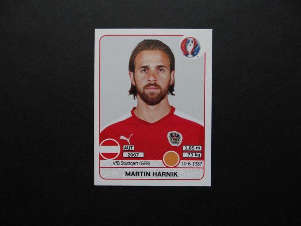 PANINI UEFA EURO 2016 №644 - Martin Harnik - Австрия (2)