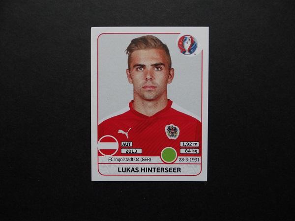 PANINI UEFA EURO 2016 №645 - Lukas Hinterseer - Австрия