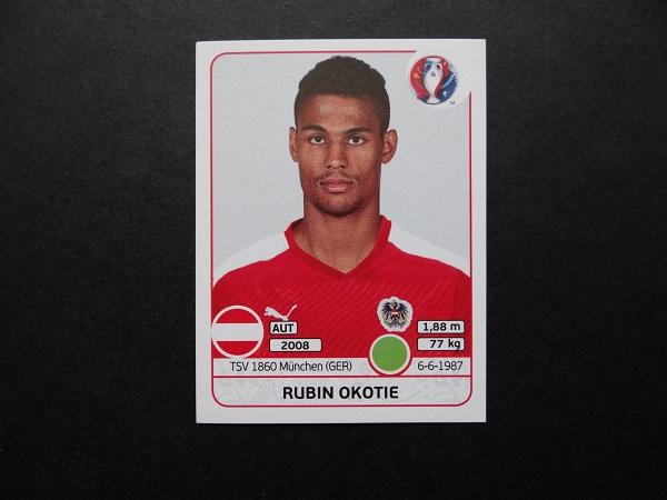 PANINI UEFA EURO 2016 №646 - Rubin Okotie - Австрия