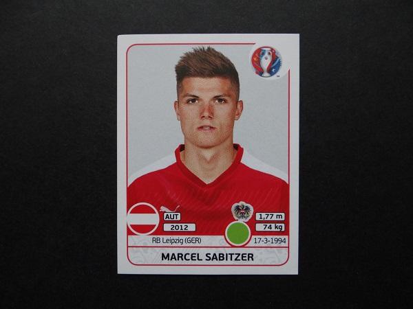 PANINI UEFA EURO 2016 №647 - Marcel Sabitzer - Австрия (1)