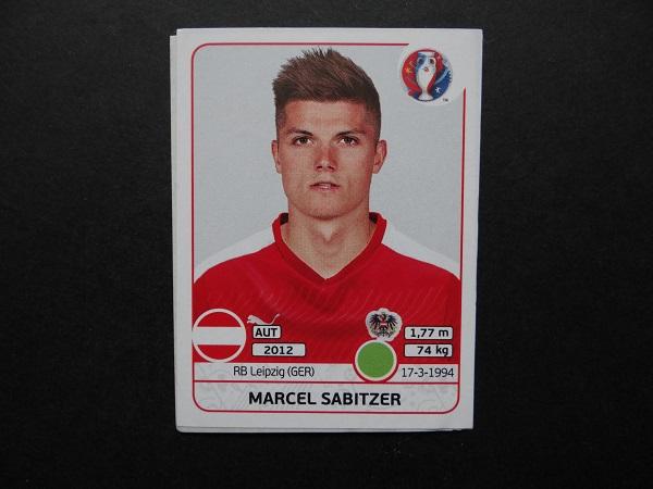 PANINI UEFA EURO 2016 №647 - Marcel Sabitzer - Австрия (2)