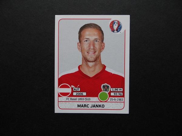 PANINI UEFA EURO 2016 №648 - Marc Janko - Австрия (2)