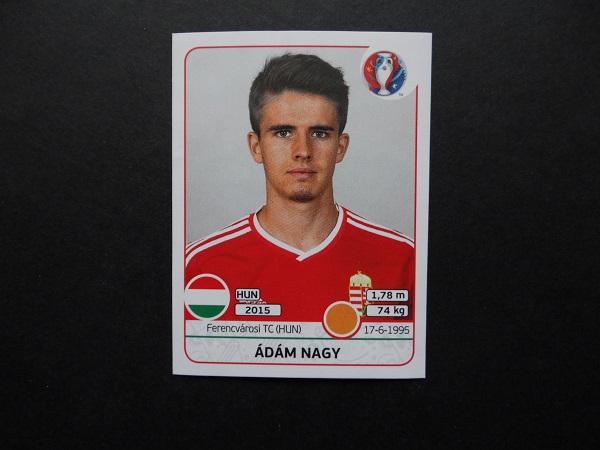 PANINI UEFA EURO 2016 №671 - Adam Nagy - Венгрия