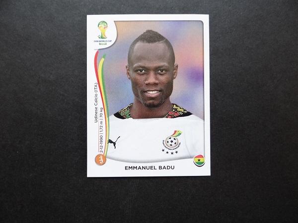PANINI WORLD CUP 2014 №535 - Emmanuel Badu - Гана (2)