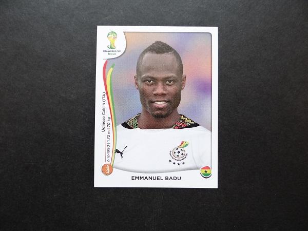 PANINI WORLD CUP 2014 №535 - Emmanuel Badu - Гана (3)