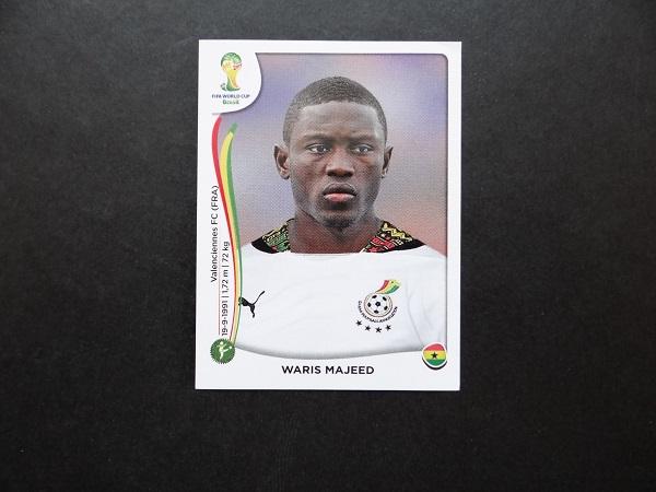 PANINI WORLD CUP 2014 №540 - Waris Majeed - Гана (1)