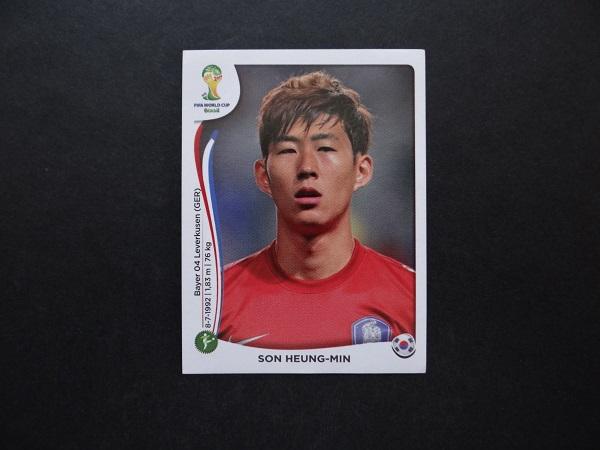 PANINI WORLD CUP 2014 №635 - Son Heung-Min - Южная Корея