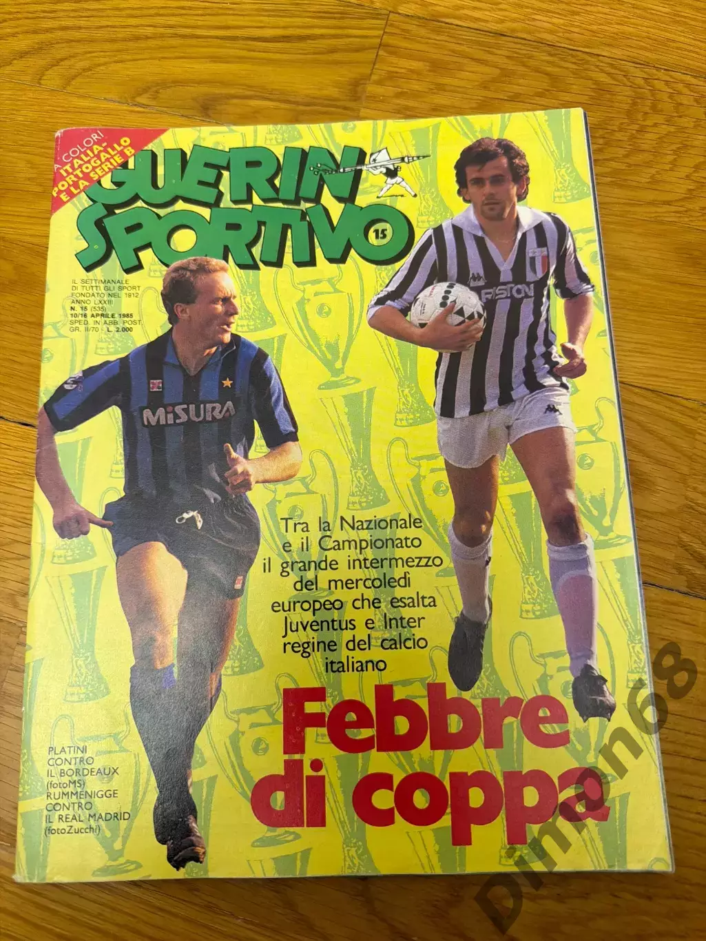 Guerin sportivo’15.1985г все листы на месте с постером а3