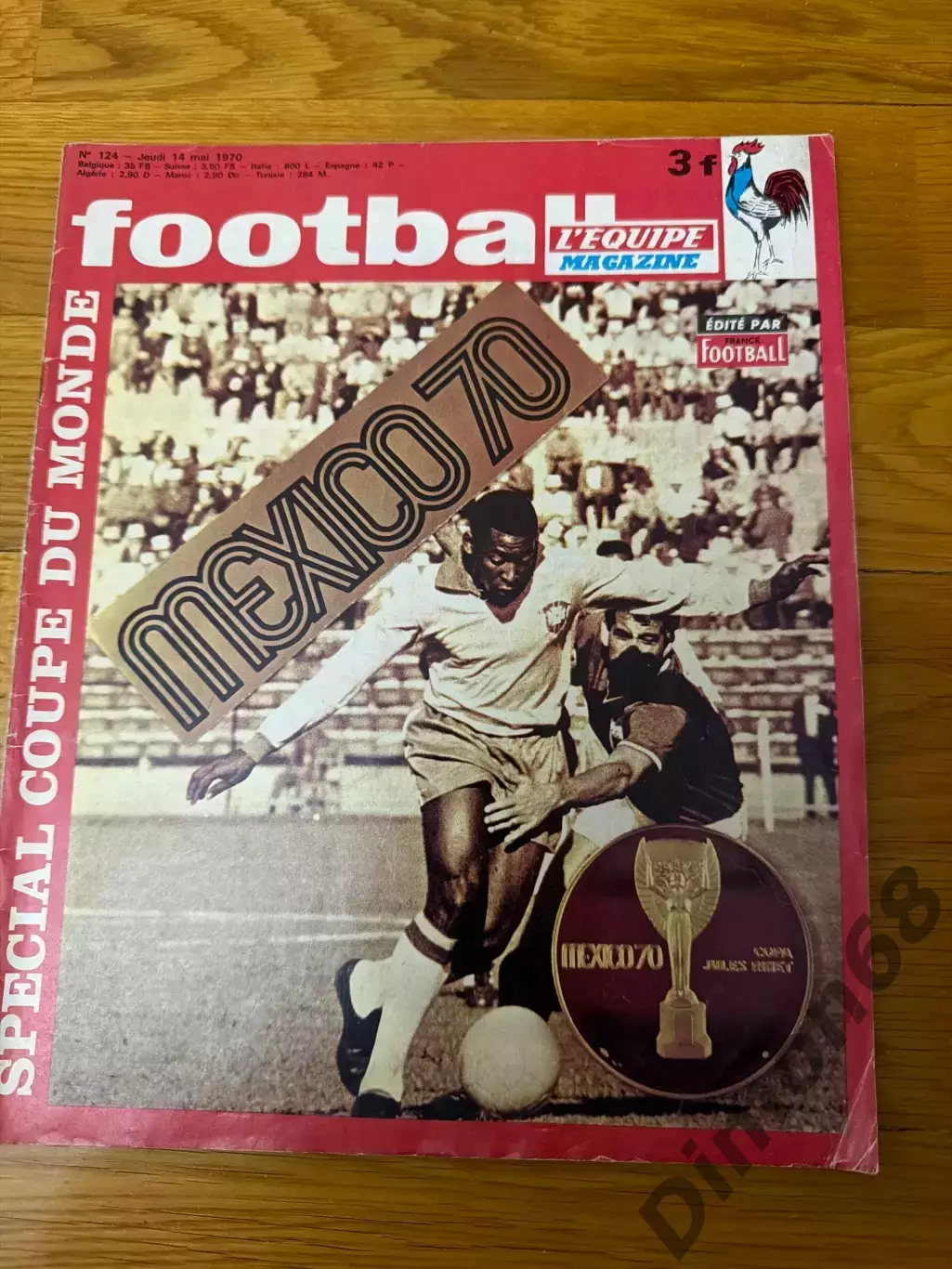 football magazine Mexico 70г целый