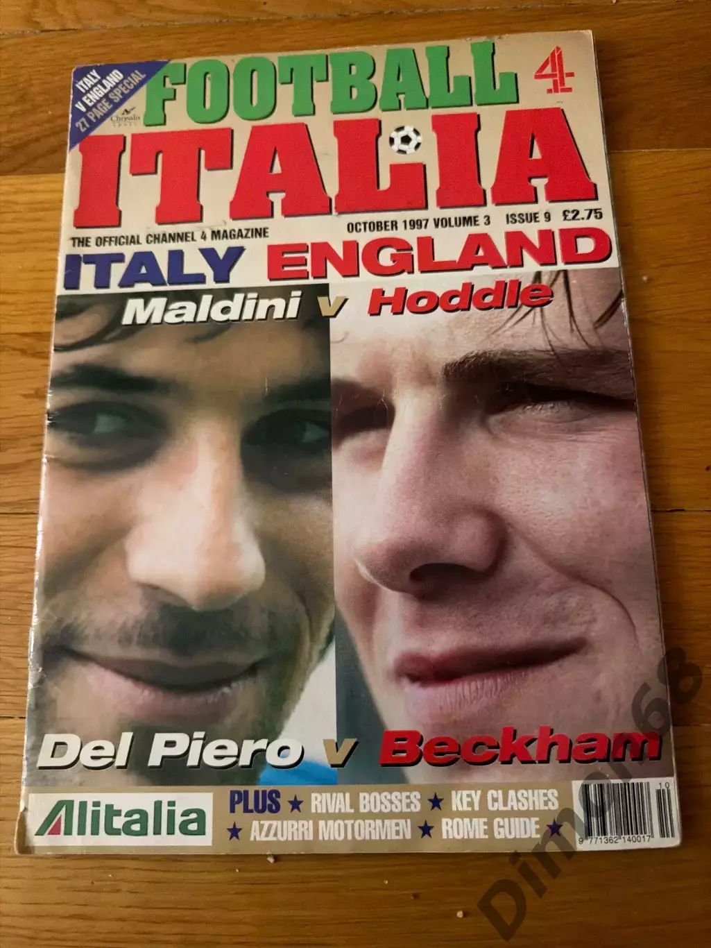 Football ITALIA октябрь 1997г журнал целый