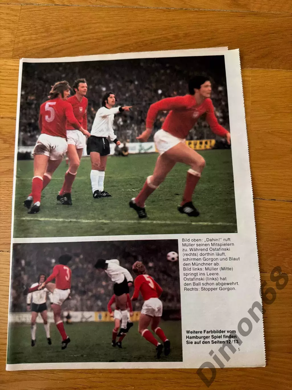 Игровые моменты сб германии-сб Польша 72г