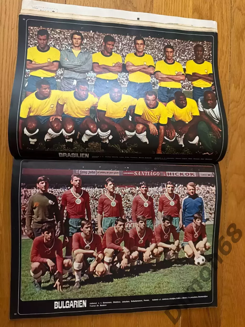 FUSSBALL-WM 1970г sport illustrierte целый в идеальном состоянии 1