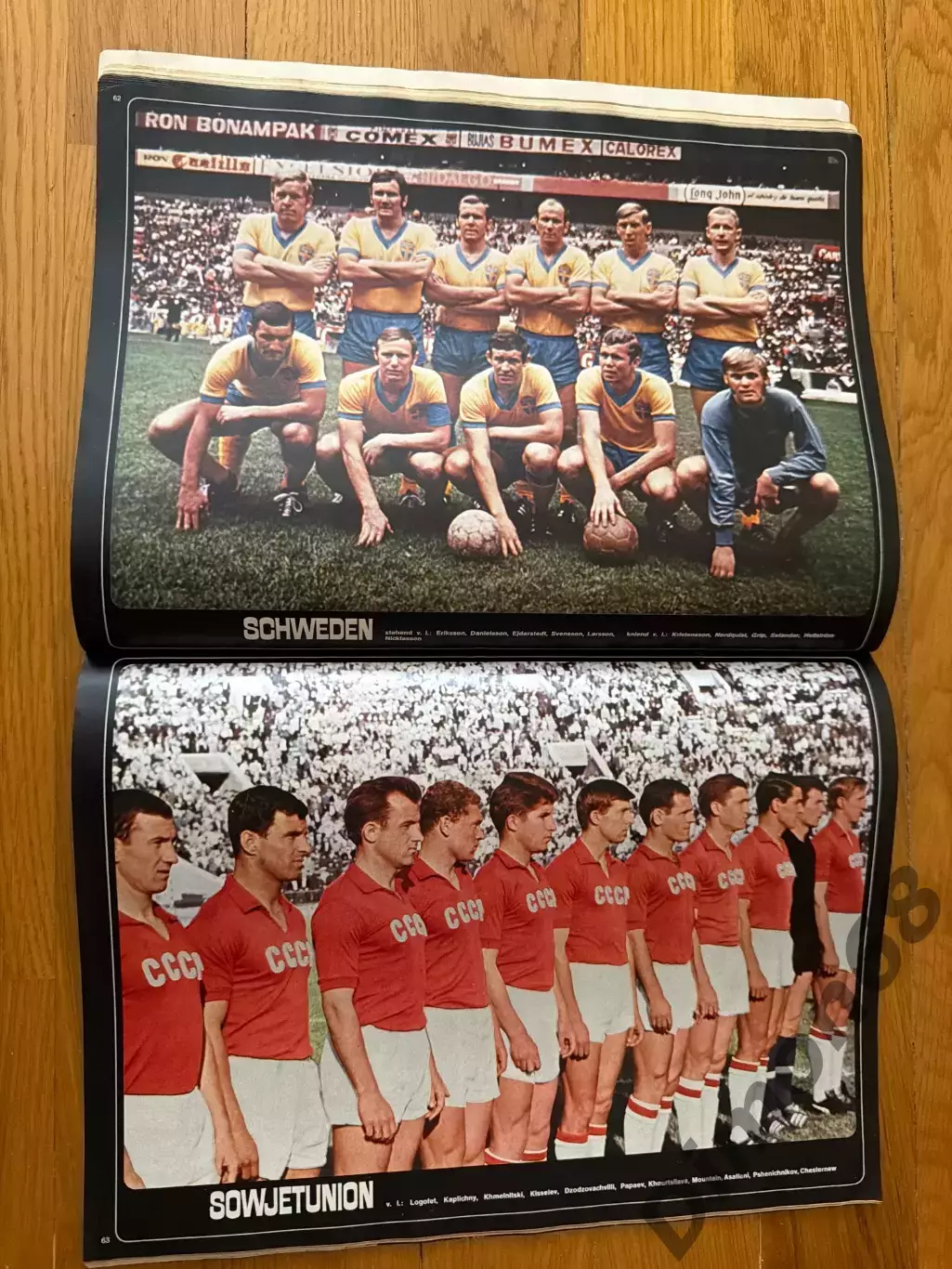 FUSSBALL-WM 1970г sport illustrierte целый в идеальном состоянии 6