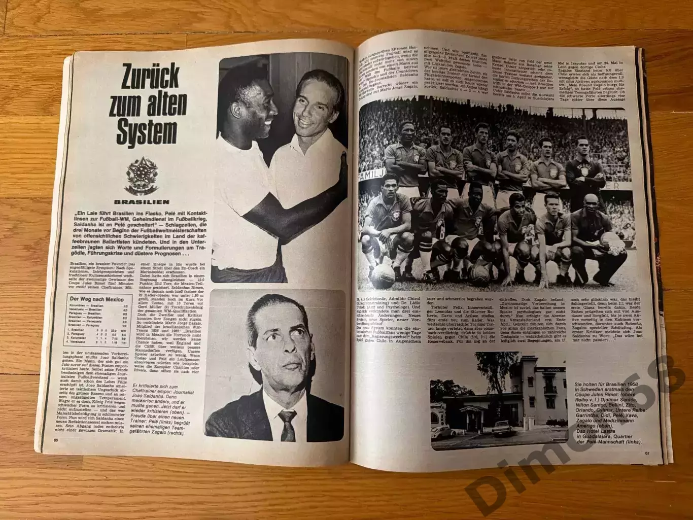 FUSSBALL-WM 1970г sport illustrierte целый в идеальном состоянии 7