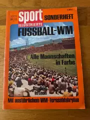FUSSBALL-WM 1970г sport illustrierte целый в идеальном состоянии