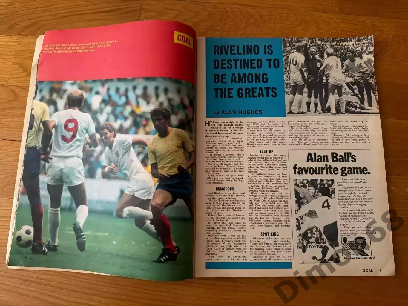 WORLD CUP GOAL ч м 1970г целый 3