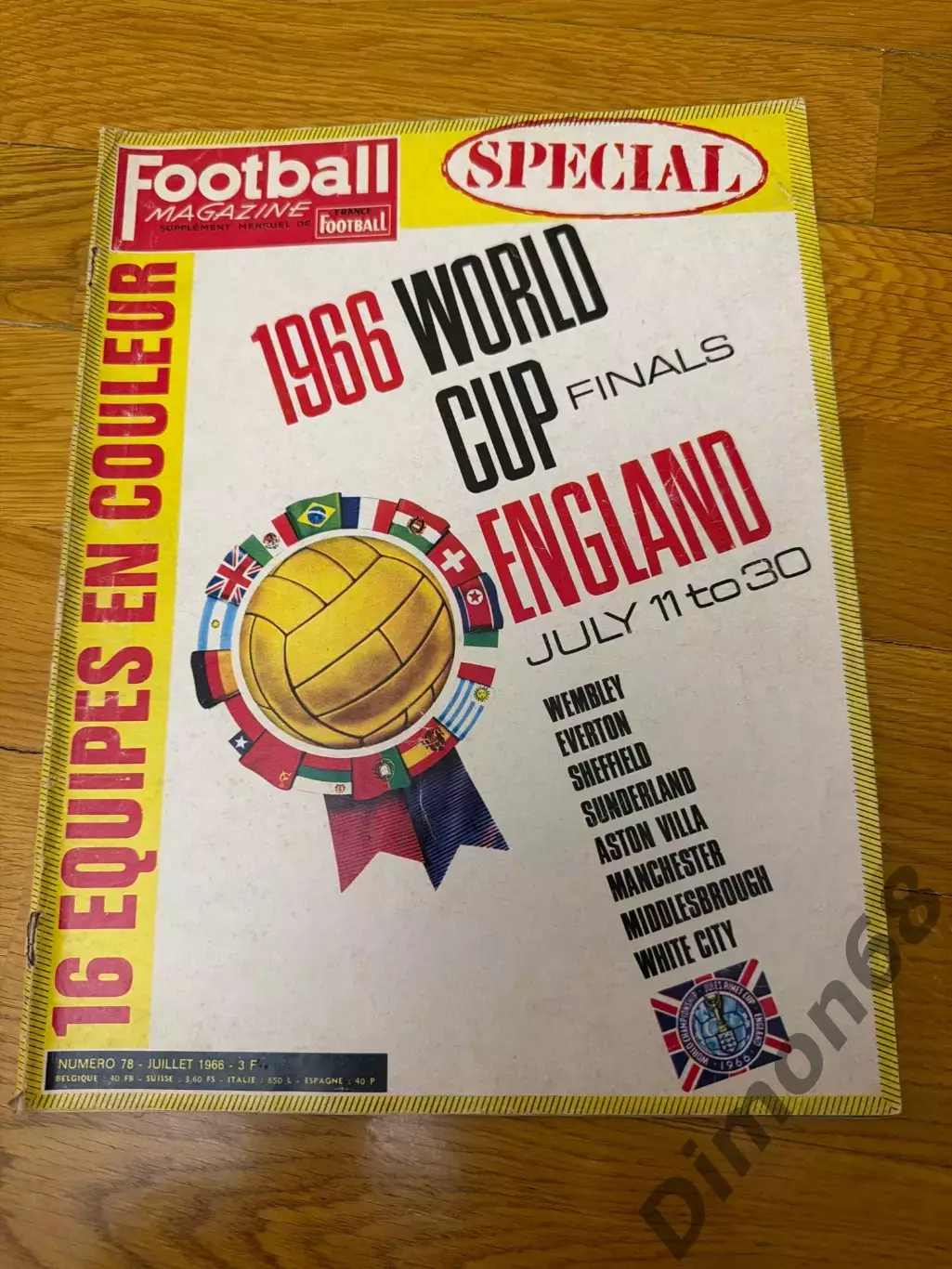 Football magazine 1966 World Cup