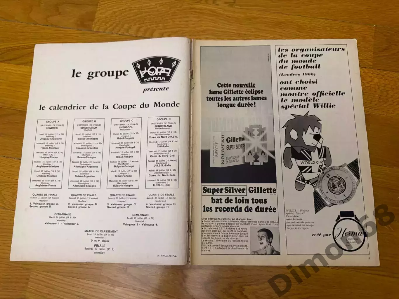 Football magazine 1966 World Cup 1