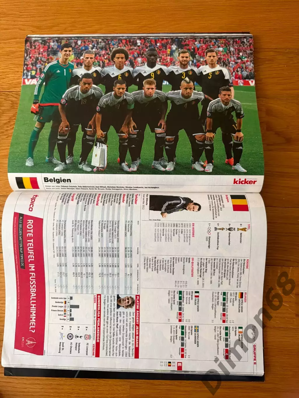 Kicker EM 2016г целый без вкладки 5