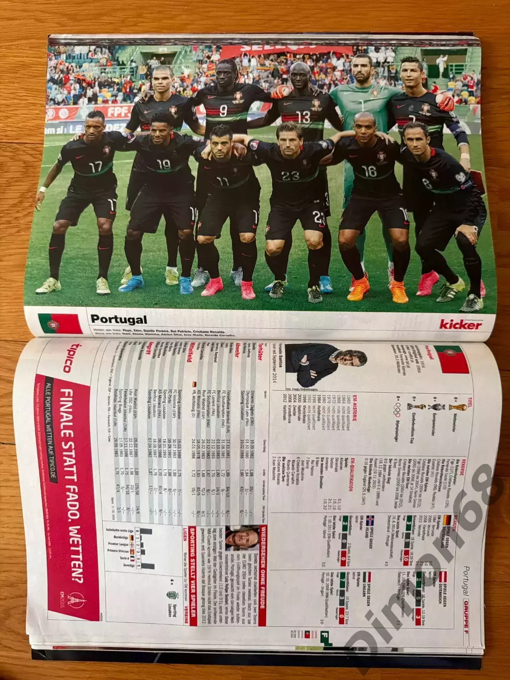 Kicker EM 2016г целый без вкладки 6