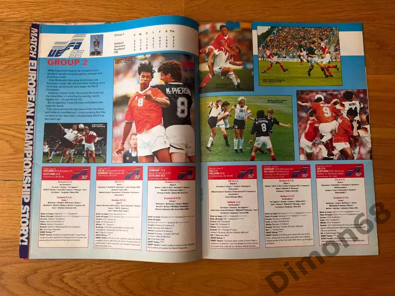 Shoot евро 92г журнал не целый только листы евро 5