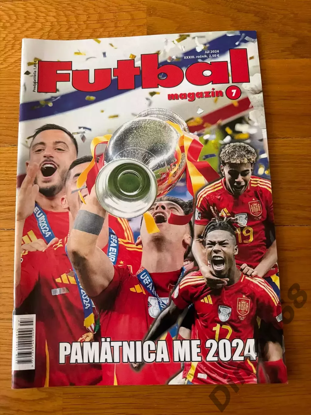 Futbal евро 2024г в журнале нет центрального постера